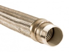 Parallellveckad syrafast metallslang, metallomspunnen