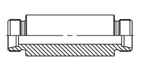 Stålrörskoppling ESV-L metrisk UF