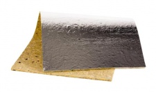 Ljudabsorberande skumplast med ytfolie självhäft