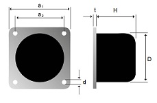 Vibrationsdämpare Typ ANB