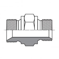 Rak adapter BSP UF / Metrisk UF 24° (L)