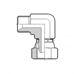 Vinkeladapter BSP UF / BSP IR 90° kompakt