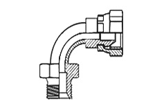 Vinkeladapter BSP UF / BSP IR 90° böj