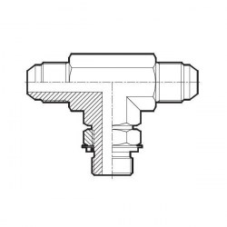 T-adapter ställbar UNF JIC UF / BSPP UF / UNF JIC UF