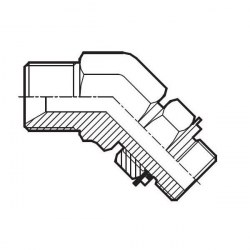 Vinkeladapter ställbar BSP UF / BSP UF 45° kompakt