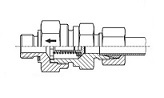 Backventil RHZ-SR metrisk UF / BSPP UF